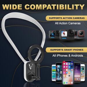 Vlorix Neck Mount ProPro Phone Holder white, Used